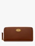 Mulberry Plaque Grain Veg Tanned Leather 8 Card Zip Around Wallet