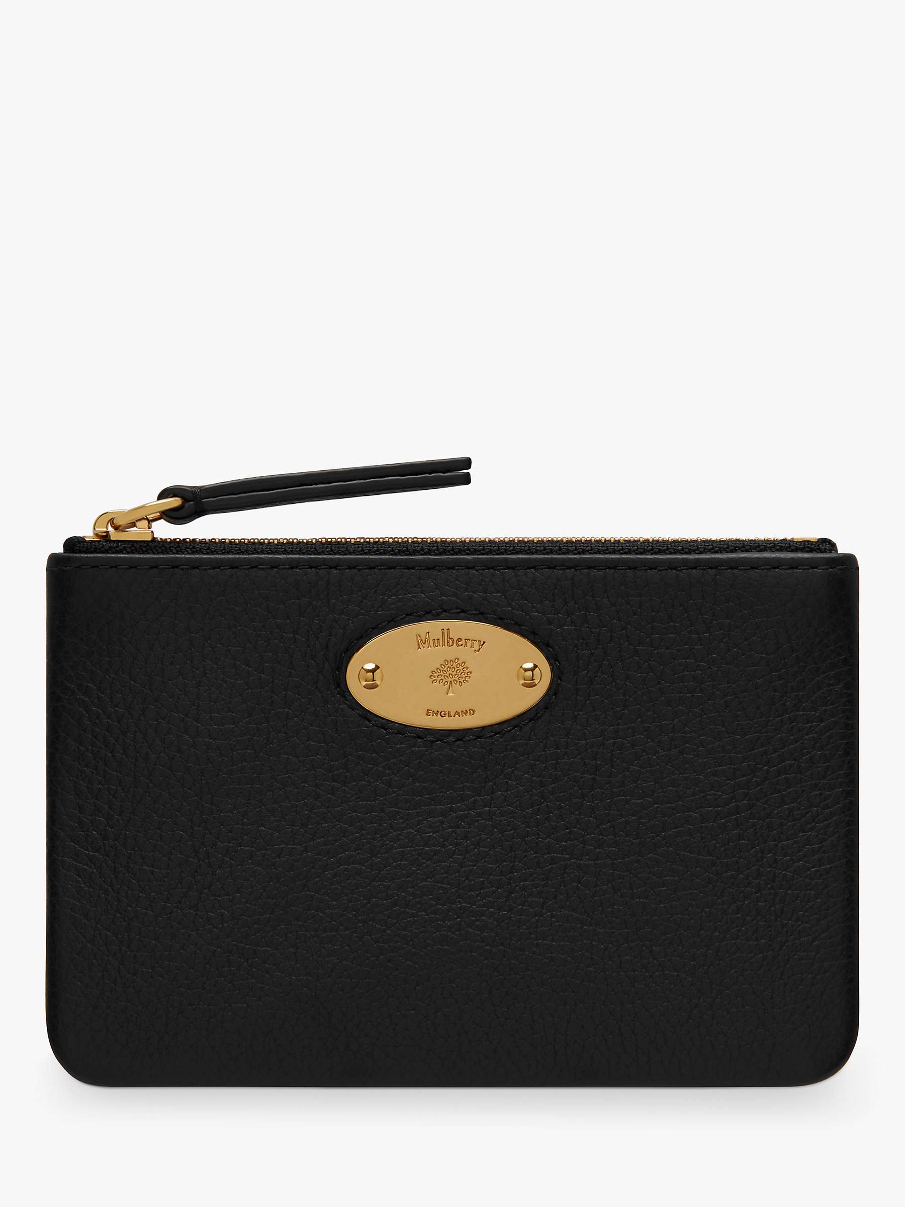 Buy Mulberry Plaque Small Classic Grain Leather Zip Coin Pouch Online at johnlewis.com