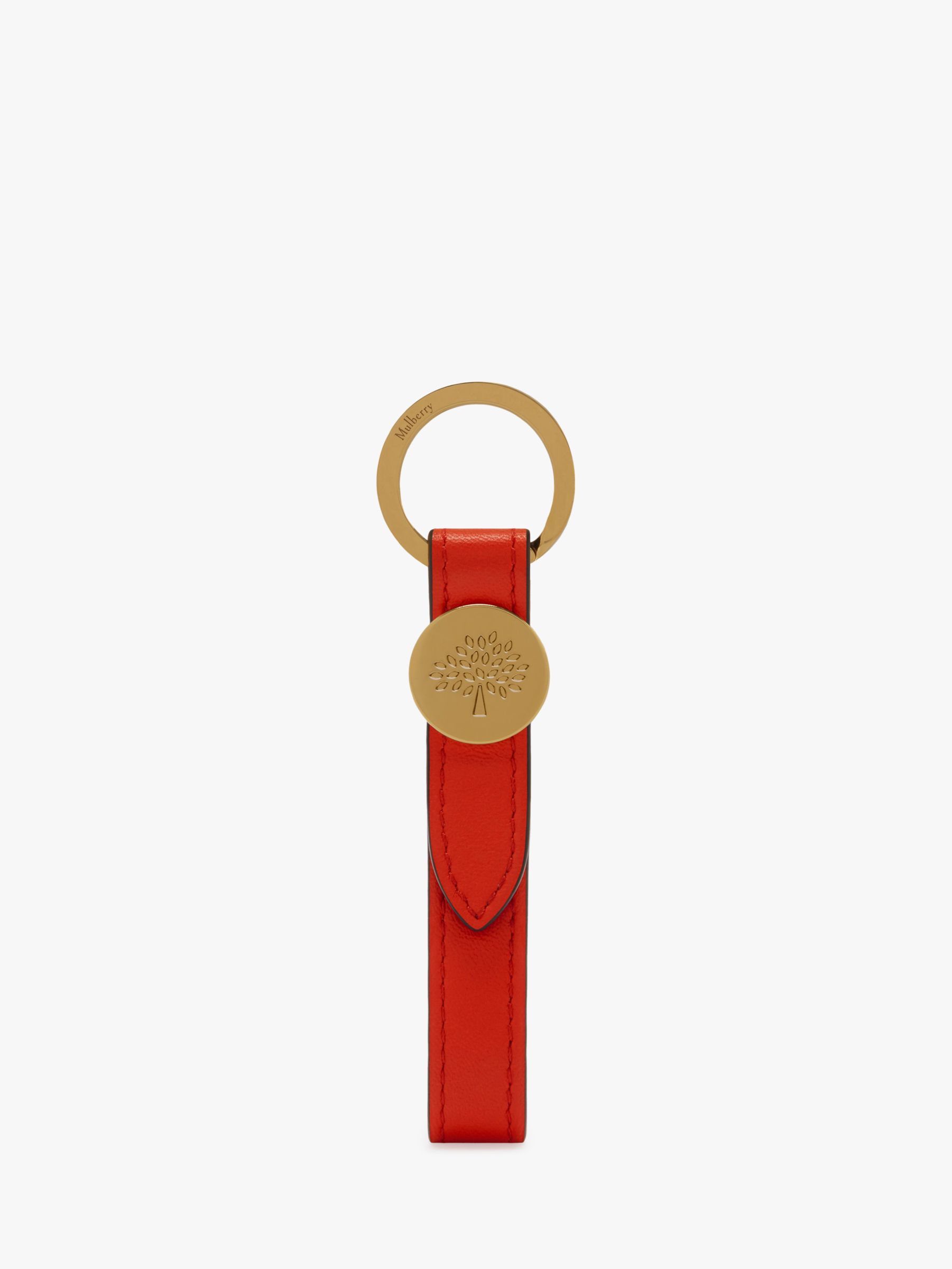Mulberry Small Classic Grain Leather Tree Keyring