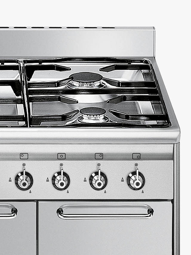 Buy Smeg CC92MX9 90cm Dual Fuel Range Cooker, A Energy Rating, Stainless Steel Online at johnlewis.com