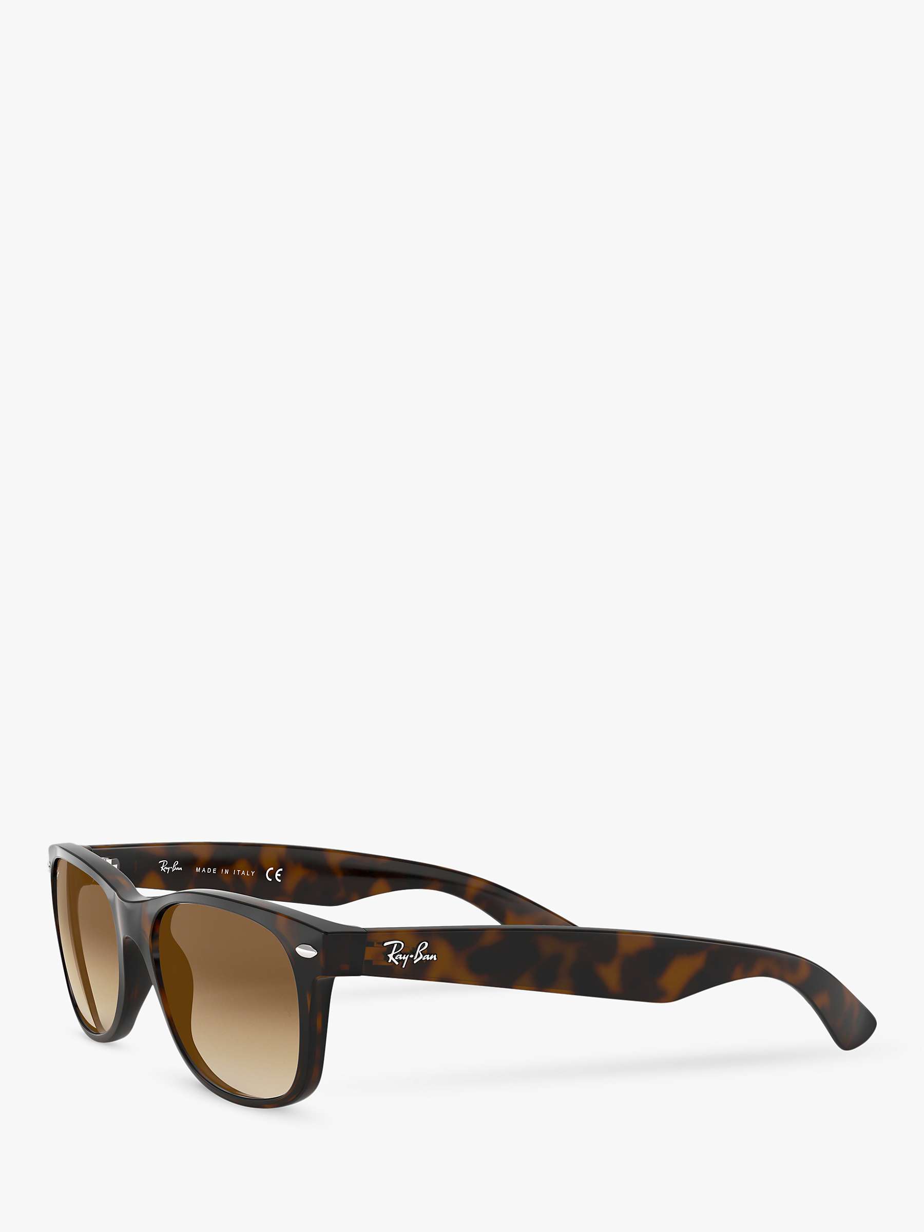 Buy Ray-Ban RB2132 Men's New Wayfarer Square Sunglasses, Light Havana Online at johnlewis.com