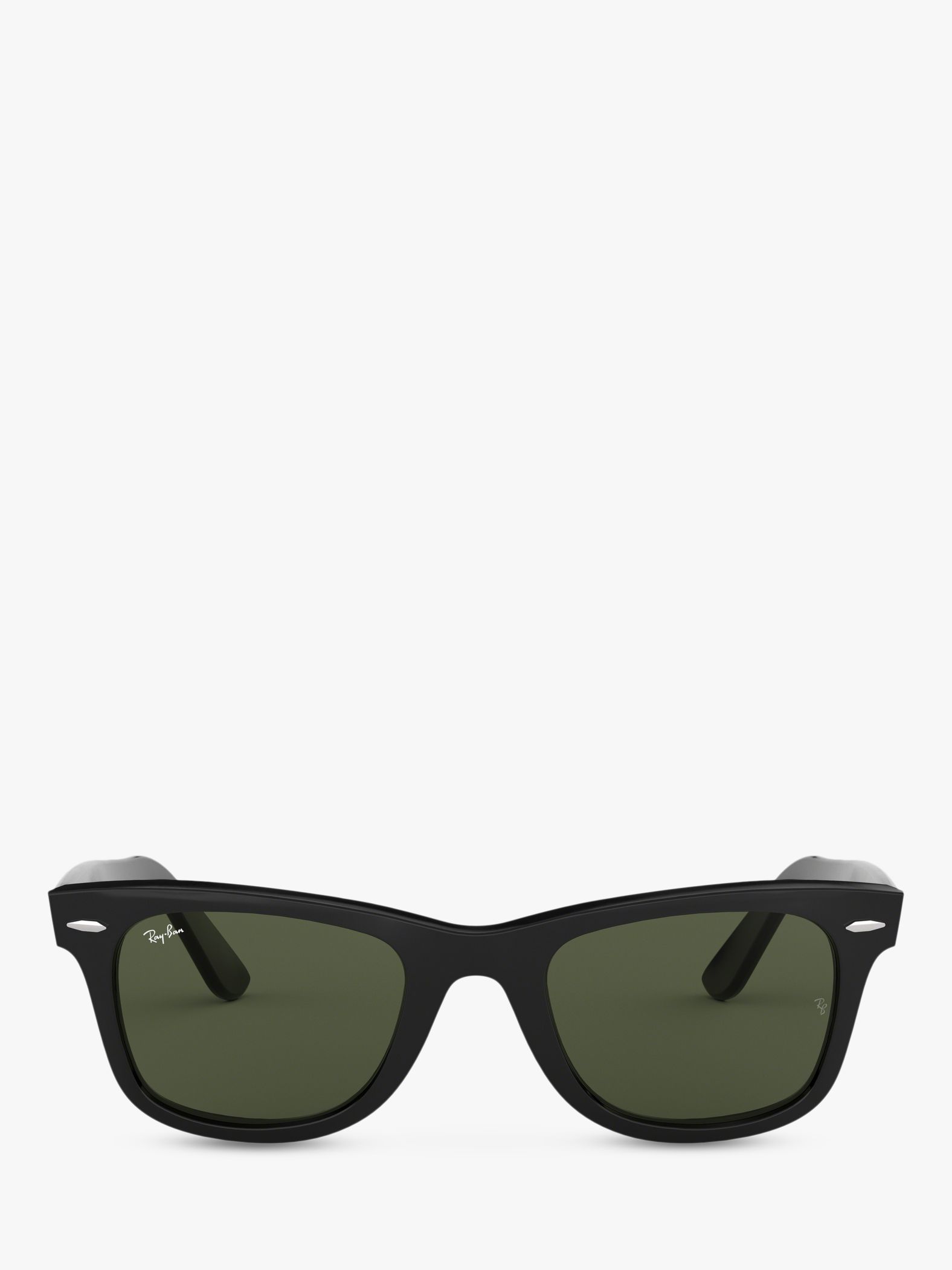 Ray-Ban RB2140 Unisex New Wayfarer Sunglasses, Black/Green