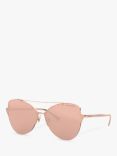 Tiffany & Co TF3063 Women's Cat's Eye Sunglasses, Rose Gold/Pink