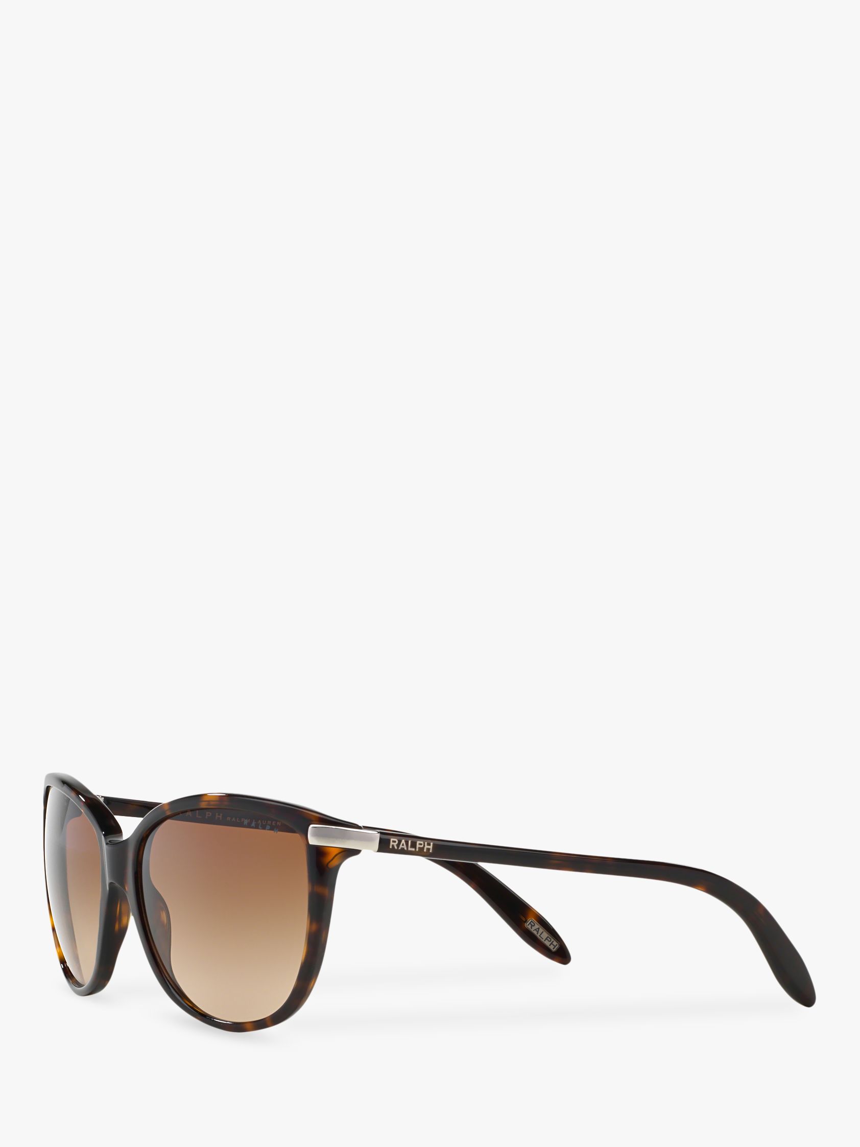 Buy Polo Ralph Lauren RA5160 Women's Cat's Eye Sunglasses, Dark Tortoise/Brown Gradient Online at johnlewis.com