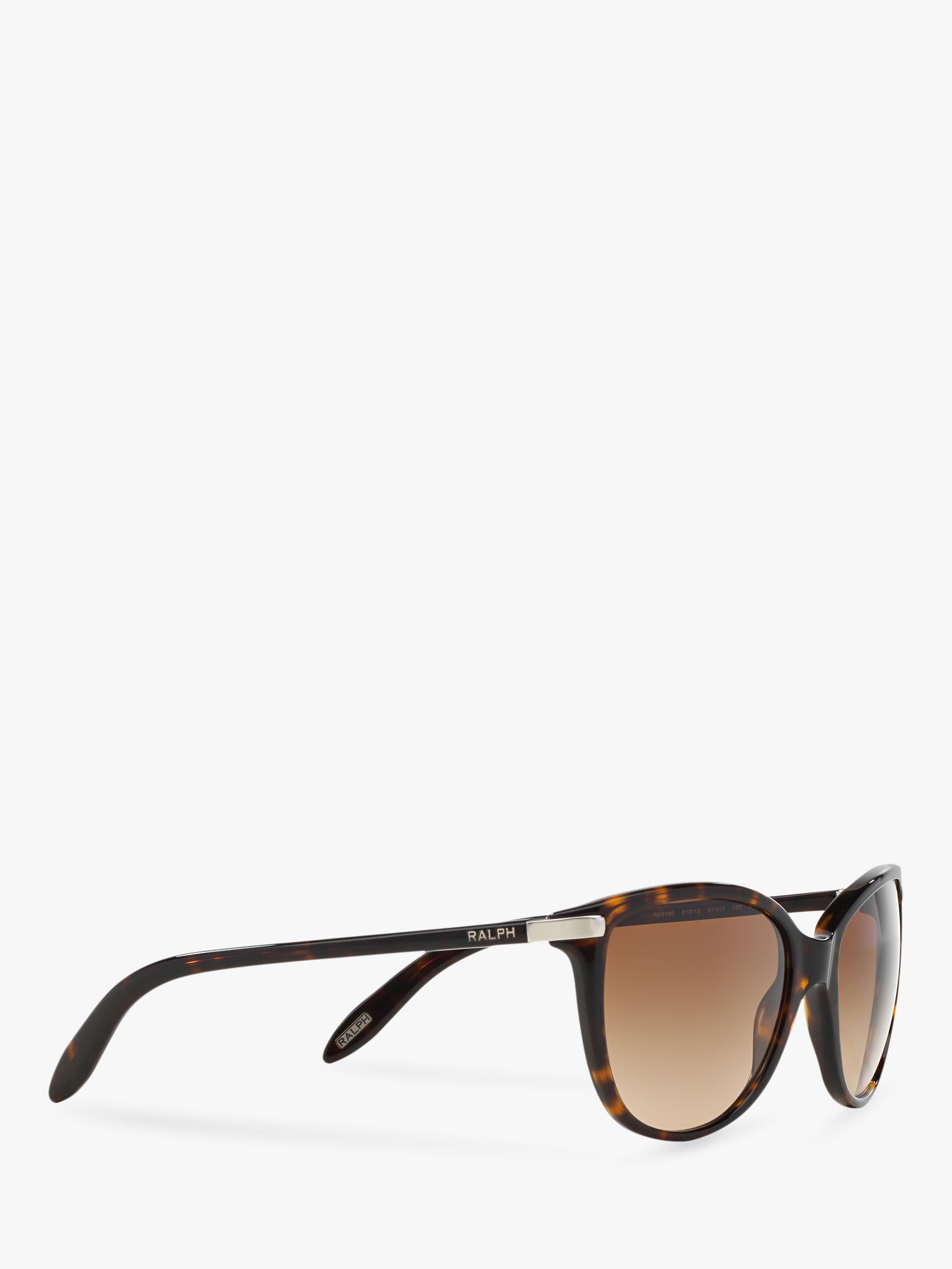 Polo Ralph Lauren RA5160 Women's Cat's Eye Sunglasses, Dark Tortoise/Brown Gradient