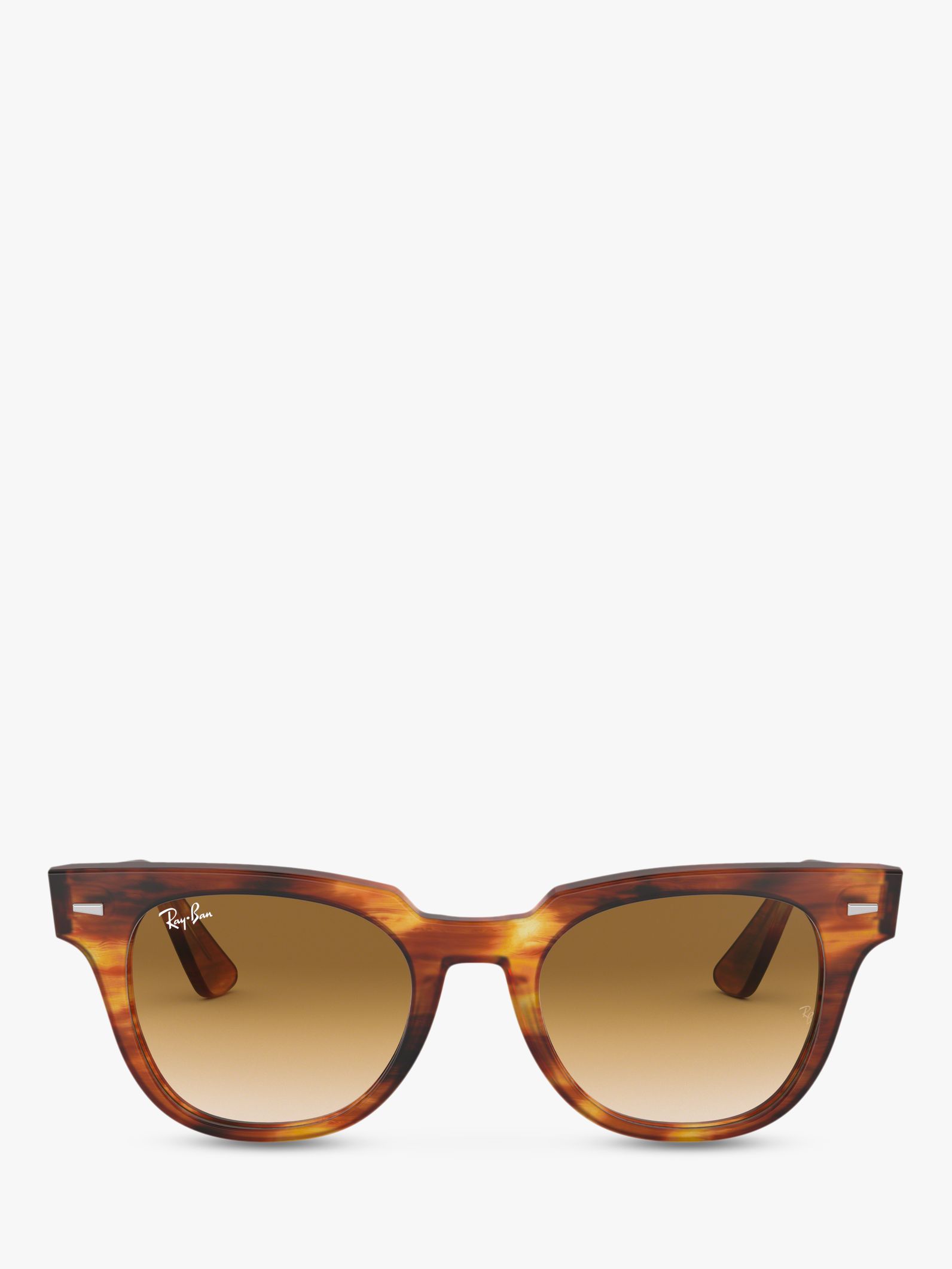 Ray Ban Rb2168 Unisex Square Sunglasses Striped Havanabrown At John Lewis And Partners 6733