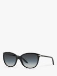 Polo Ralph Lauren RA5160 Women's Cat's Eye Sunglasses, Black/Grey