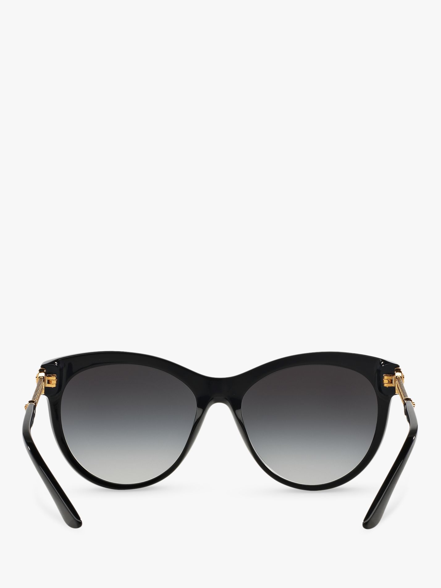 Versace VE4292 Women's Sunglasses, Black/Grey Gradient at John Lewis ...