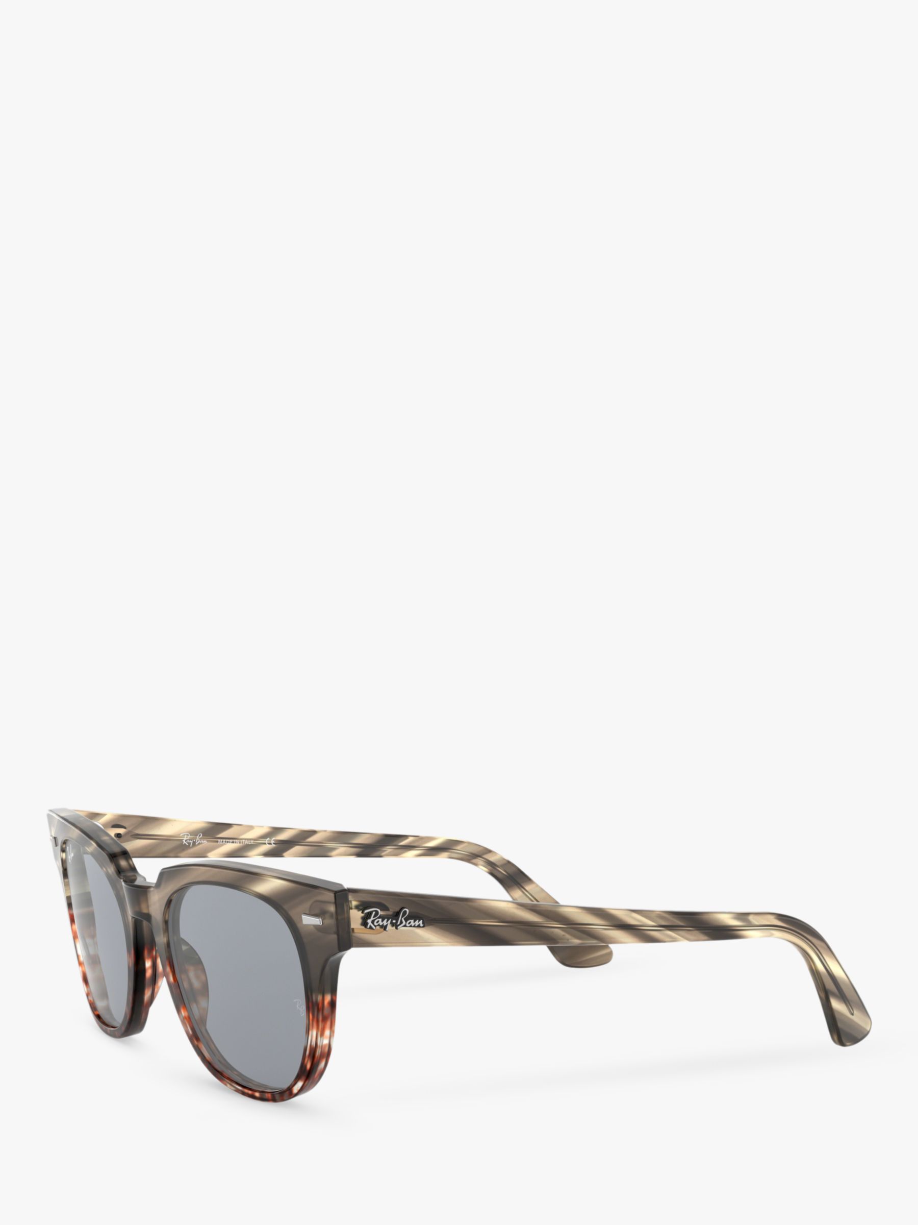 Ray Ban Rb2168 Unisex Square Sunglasses Brown Stripedgrey Gradient At John Lewis And Partners 5340