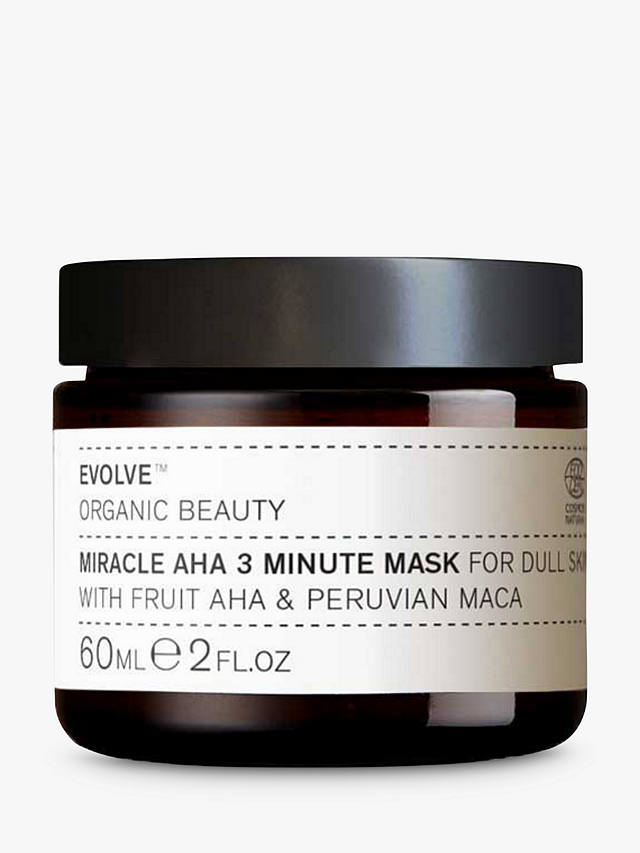 Evolve Organic Beauty Miracle AHA 3 Minute Mask, 60ml 1
