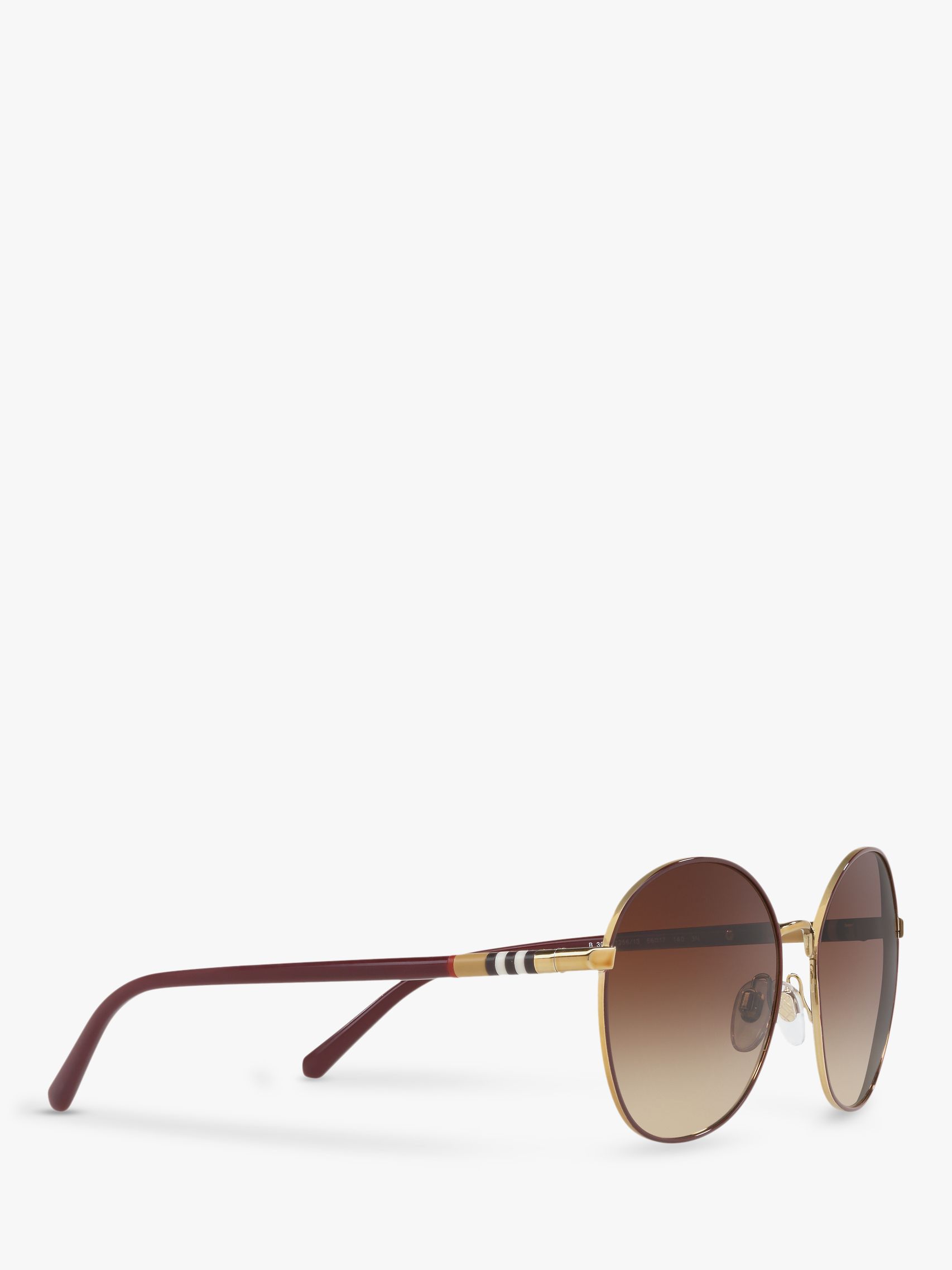 burberry round sunglasses