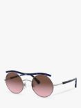 Giorgio Armani AR6082 Women's Round Sunglasses