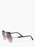 Giorgio Armani AR6082 Women's Round Sunglasses