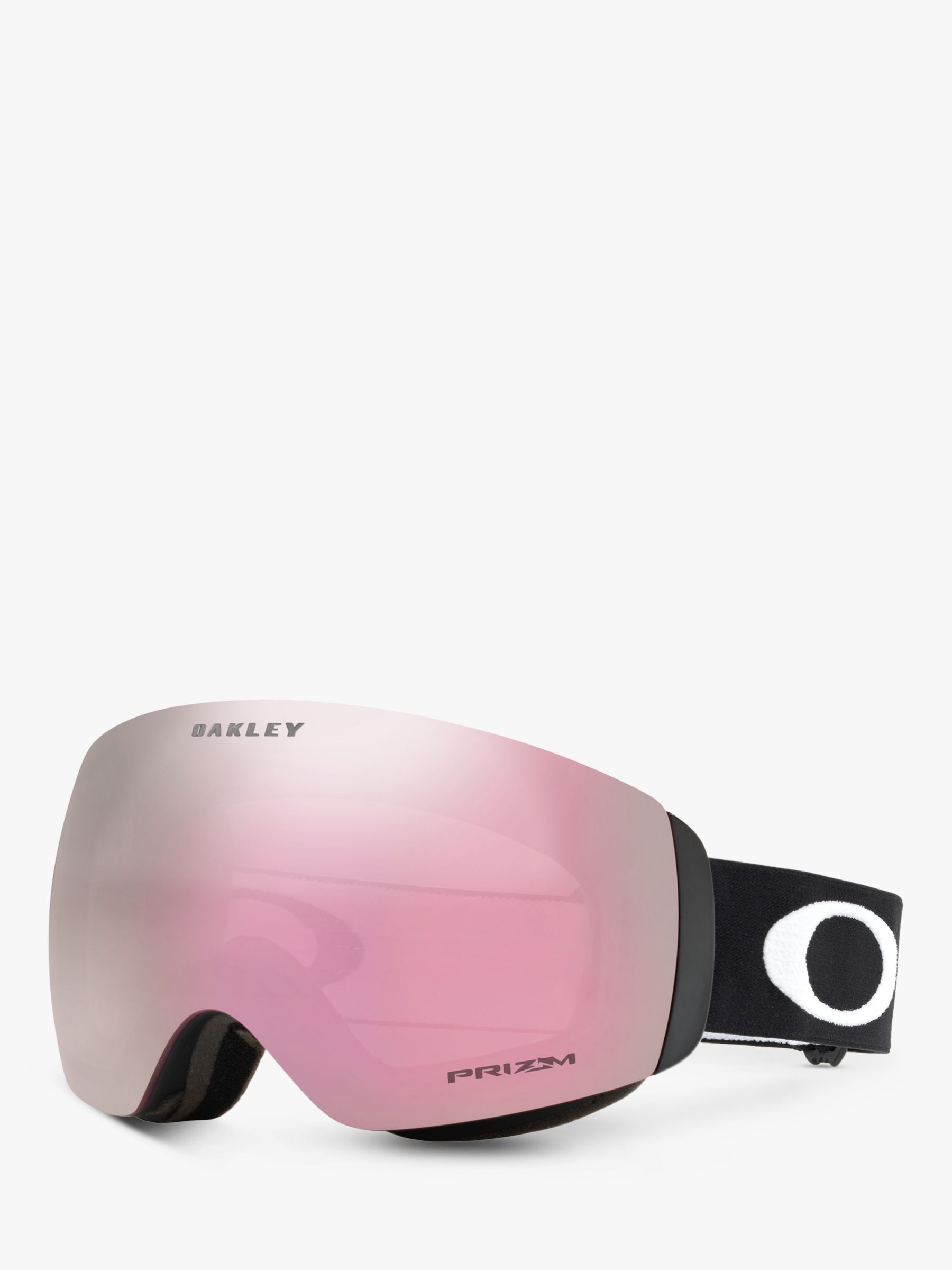 Oakley OO7064 Unisex Flight Deck XM Prizm Ski Goggles, Matte Black/Snow Pink  Iridium