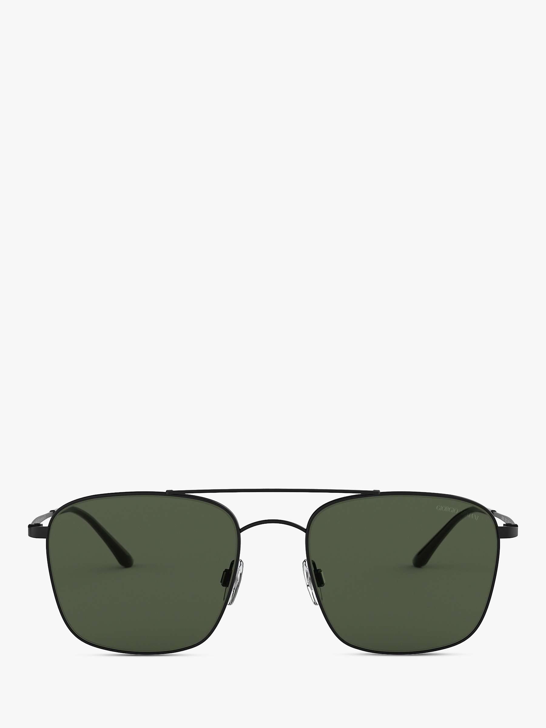 Buy Giorgio Armani AR6080 Men's Square Sunglasses Online at johnlewis.com