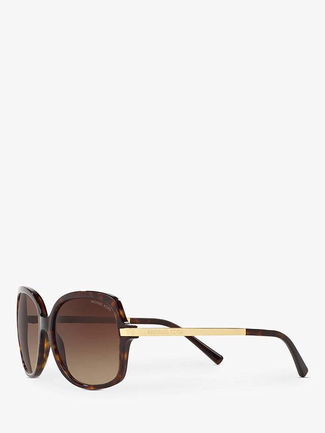 Michael Kors MK2024 Women's Adrianna II Square Sunglasses, Tortoise/Brown Gradient