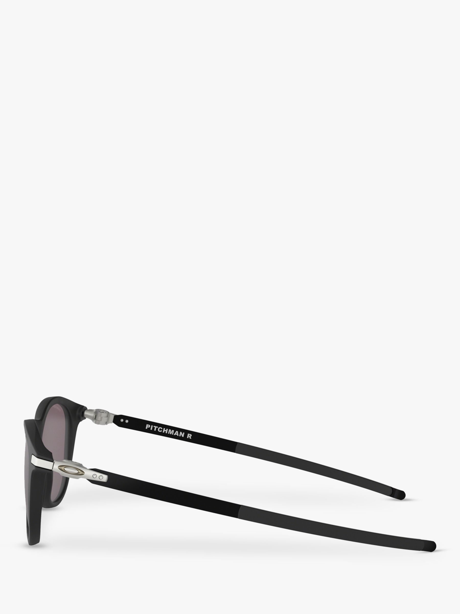 Oakley OO9439 Men's Pitchman R Prizm Round Sunglasses, Satin Black/Grey at  John Lewis & Partners