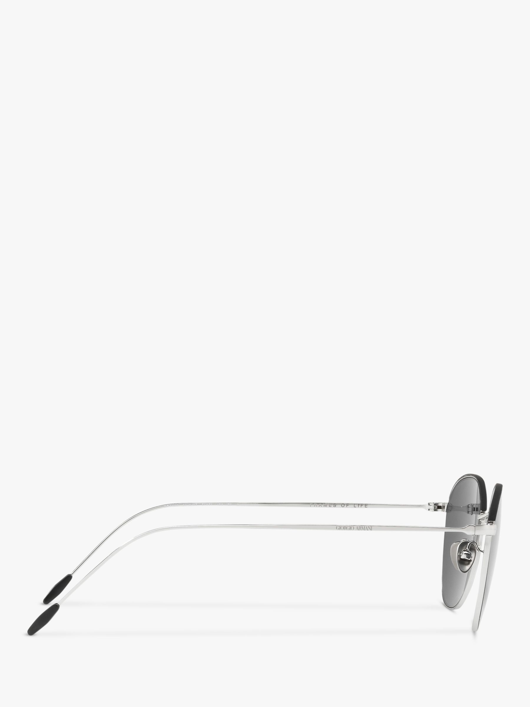 Buy Giorgio Armani AR6048 Men's Oval Sunglasses Online at johnlewis.com