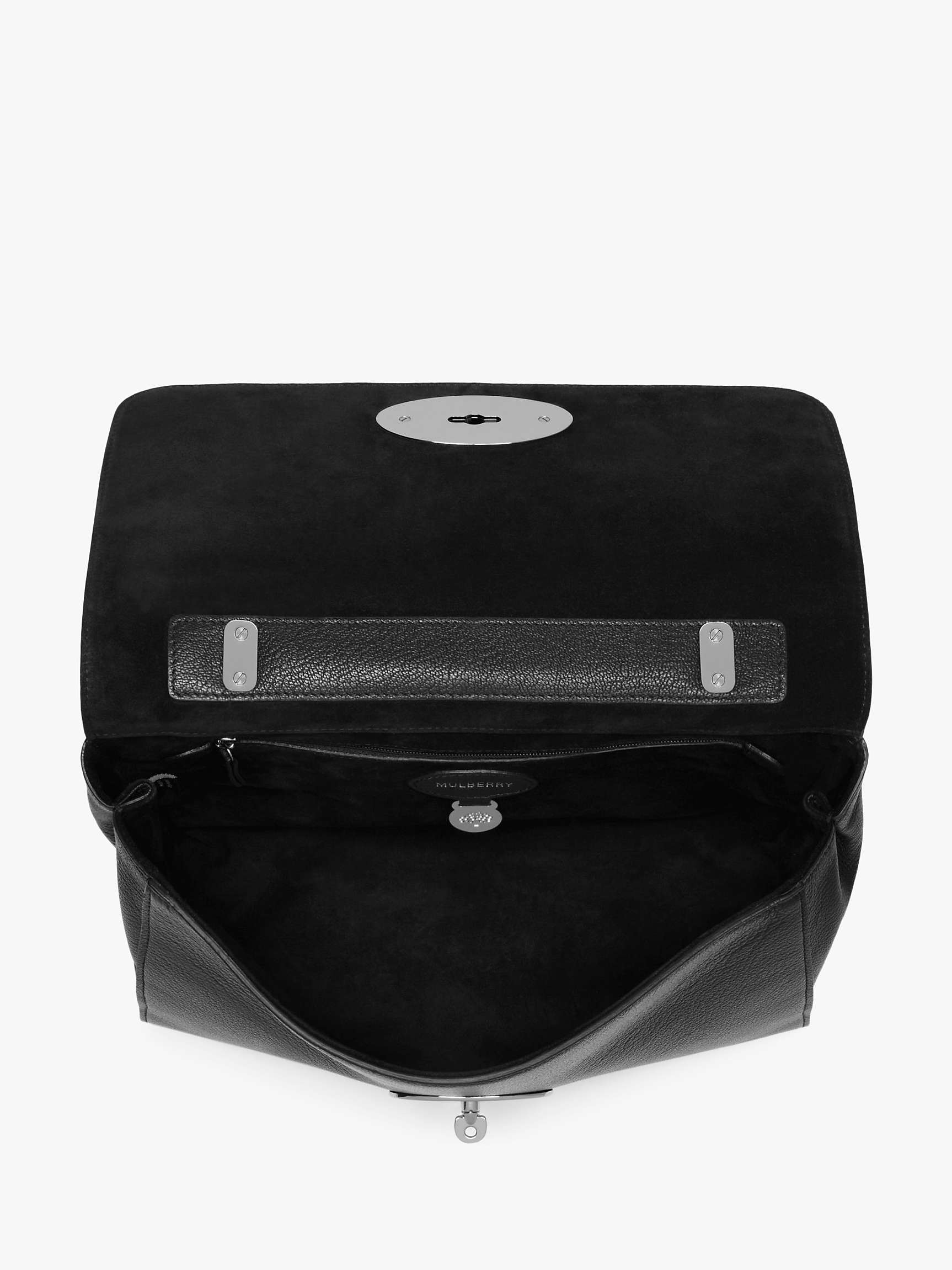 Buy Mulberry Medium Lily Glossy Goat Leather Shoulder Bag Online at johnlewis.com