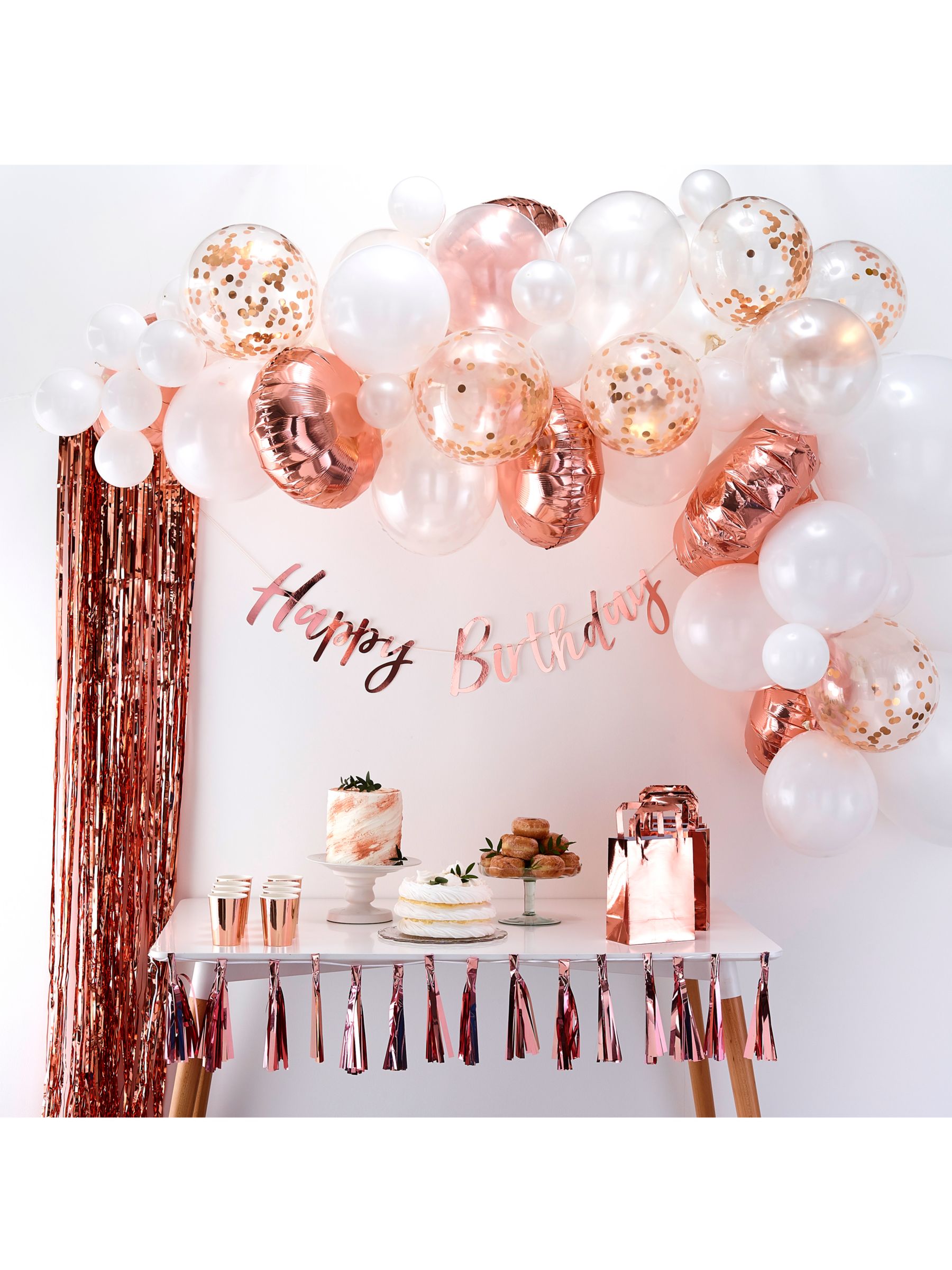 Ginger Ray Rose Gold Balloon Arch
