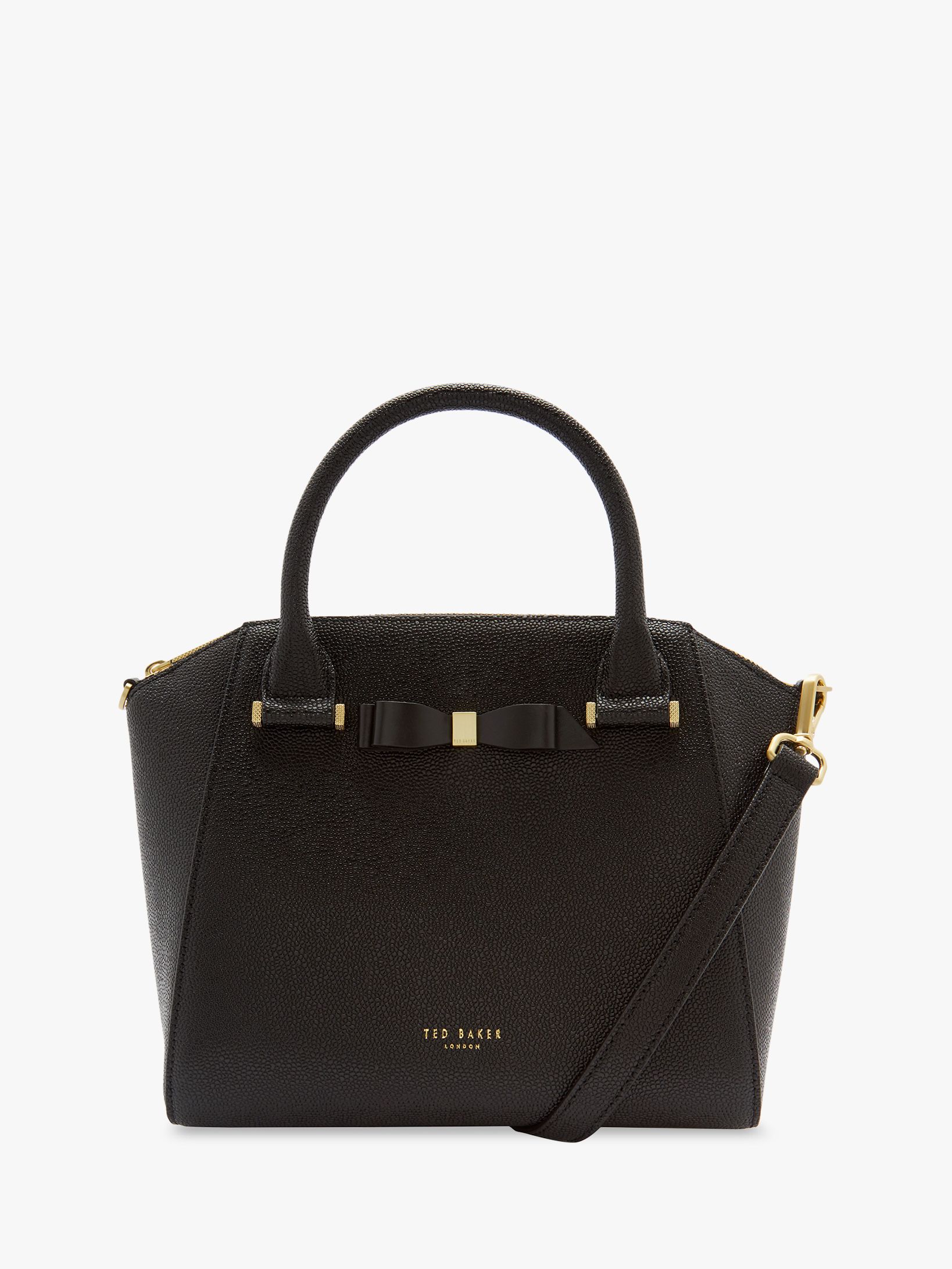 ted baker janne bow leather tote bag