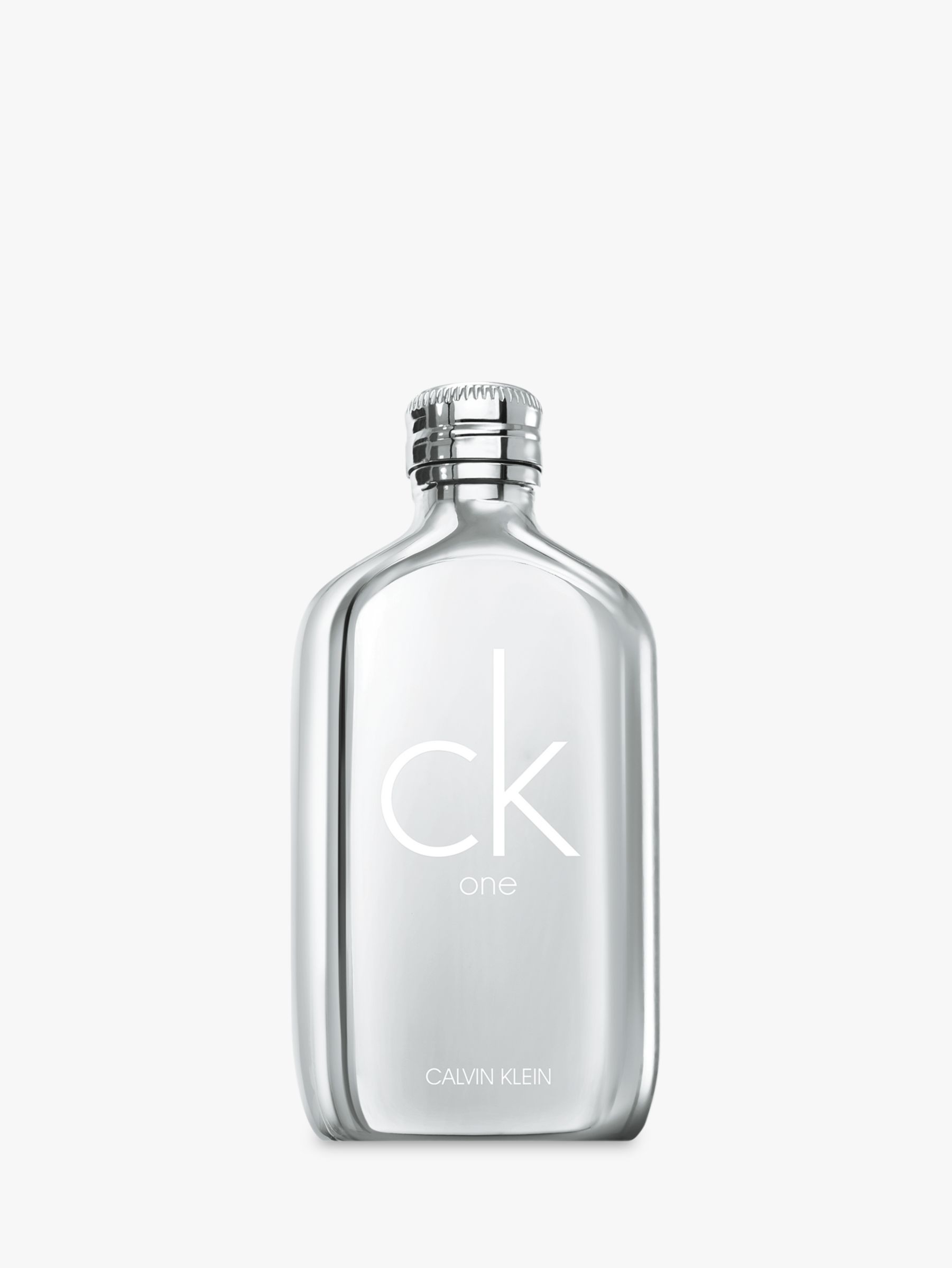 Calvin Klein CK One Platinum Eau de Toilette Limited Edition, 100ml at ...
