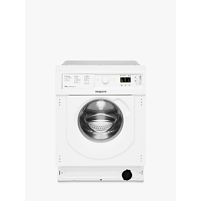 Hotpoint WDHL7128UKWD Built-In Washer Dryer, 7kg Wash/5kg Dry Load, B Energy Rating, White