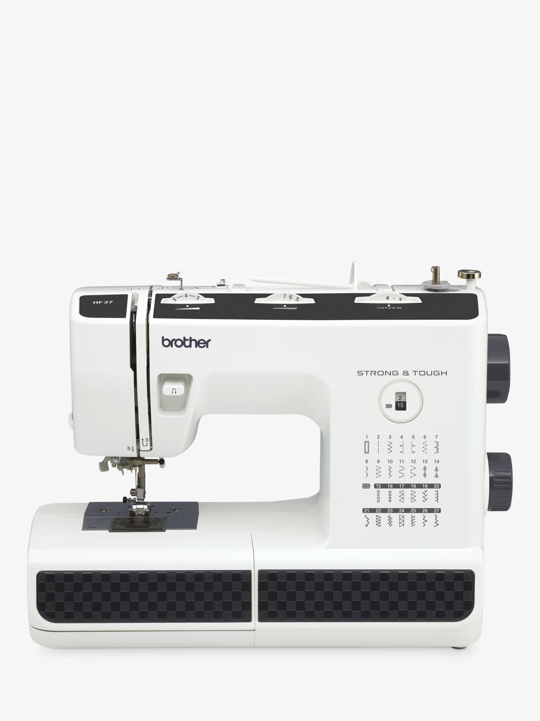 Brother HF27 Strong and Tough Sewing Machine, White