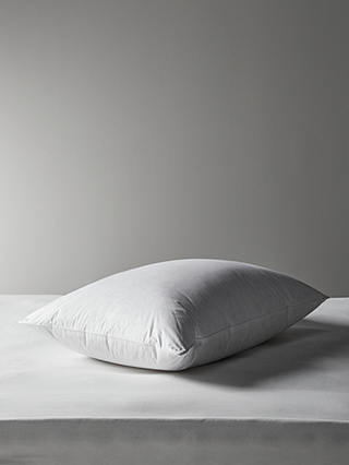 John Lewis & Partners Natural Collection Silver Siberian Goose Down Standard Pillow, Medium