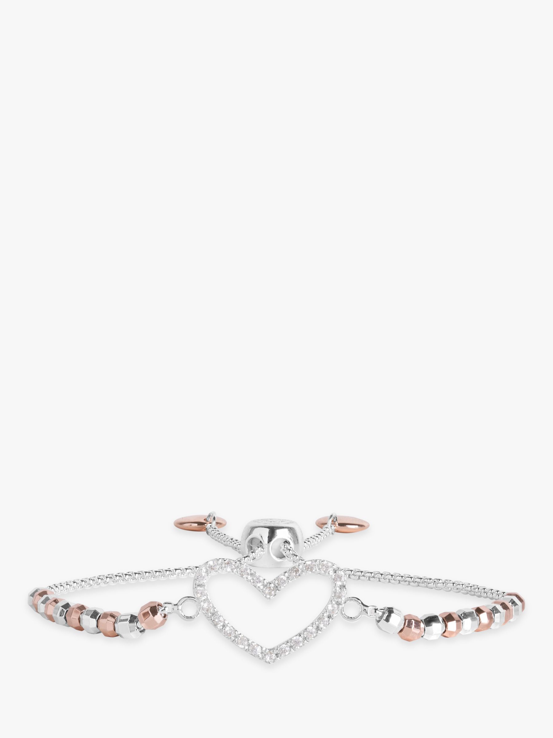 Joma Jewellery Crystal Heart Friendship Bracelet review