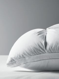 John Lewis Natural Quilted Top Hybrid Standard Pillow, Medium/Firm