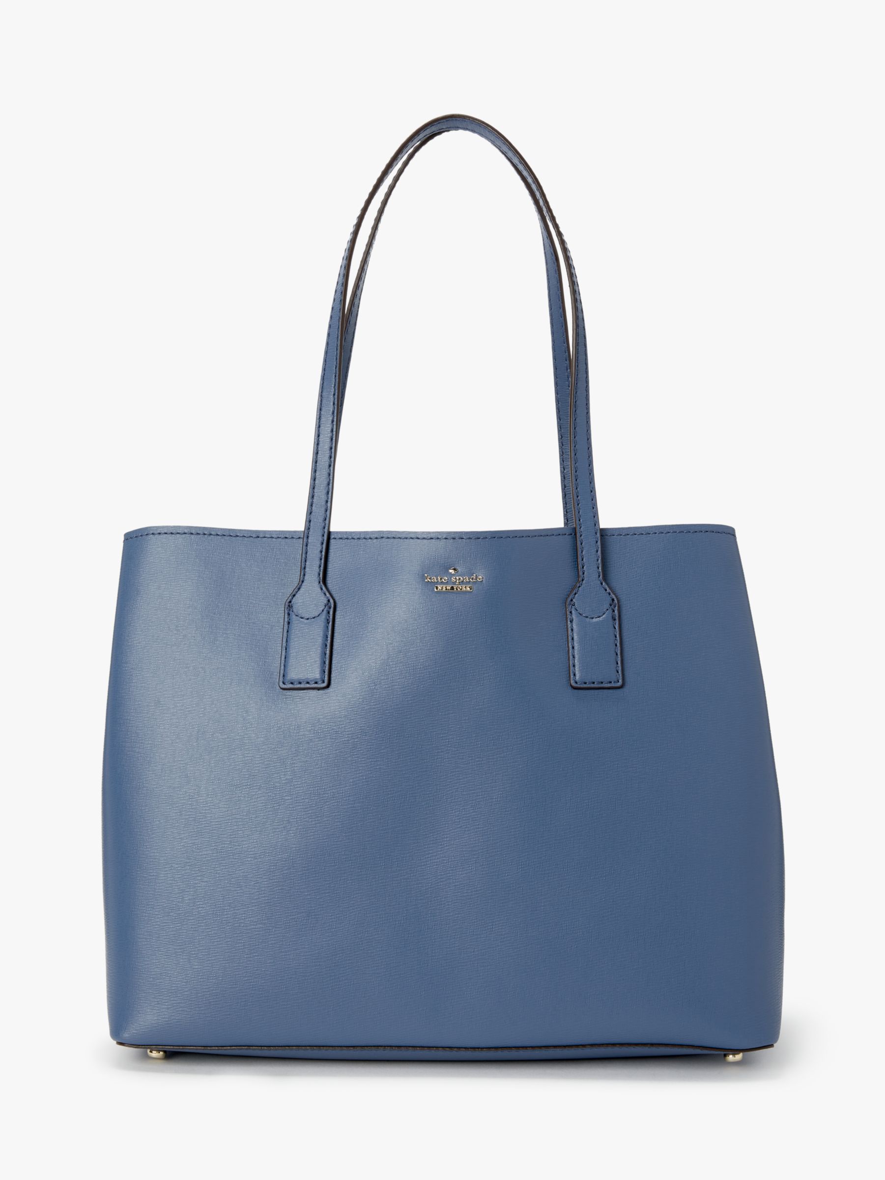 kate spade new york Hadley Road Dina Leather Handbag, Admiral Blue/Multi
