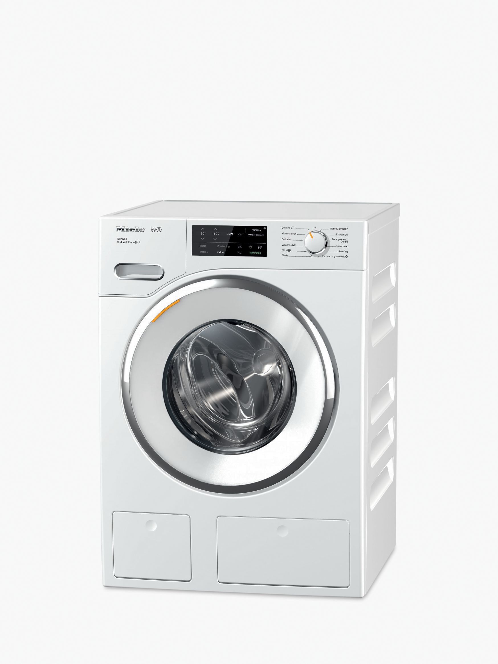 Miele WWI660 TwinDos Freestanding Washing Machine, 9kg Load, A+++ Energy Rating, 1600rpm Spin, White