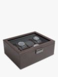 Stackers Glass 8 Watch Box, Brown