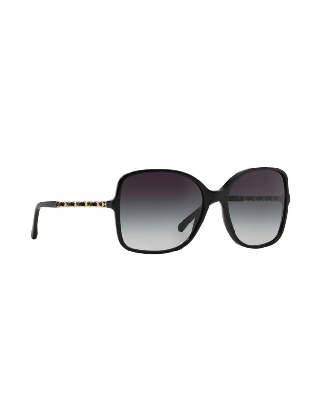 CHANEL Square Sunglasses CH5210Q Black