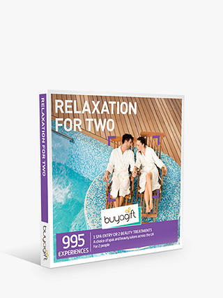 Buyagift Relaxation for Two Gift Experience