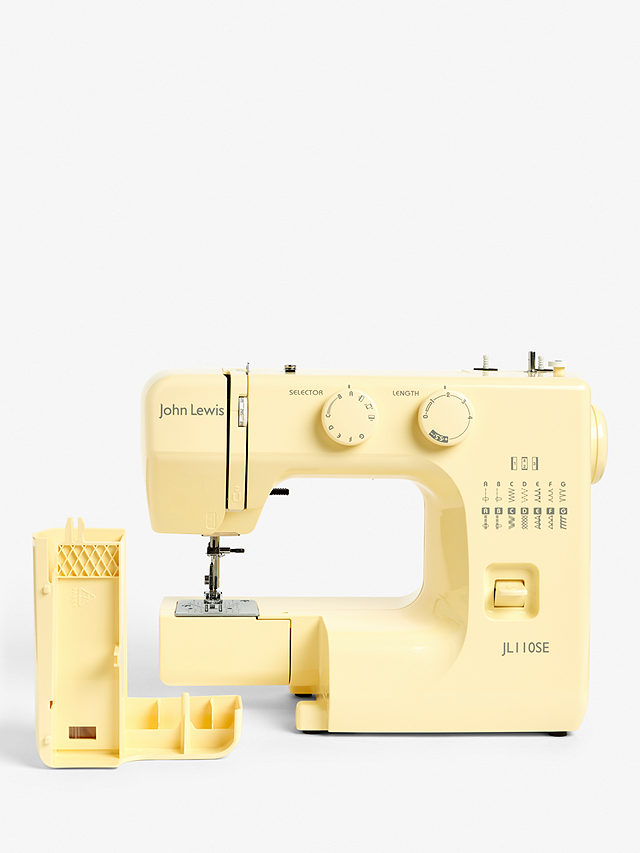 John Lewis JL110 Sewing Machine, Yellow