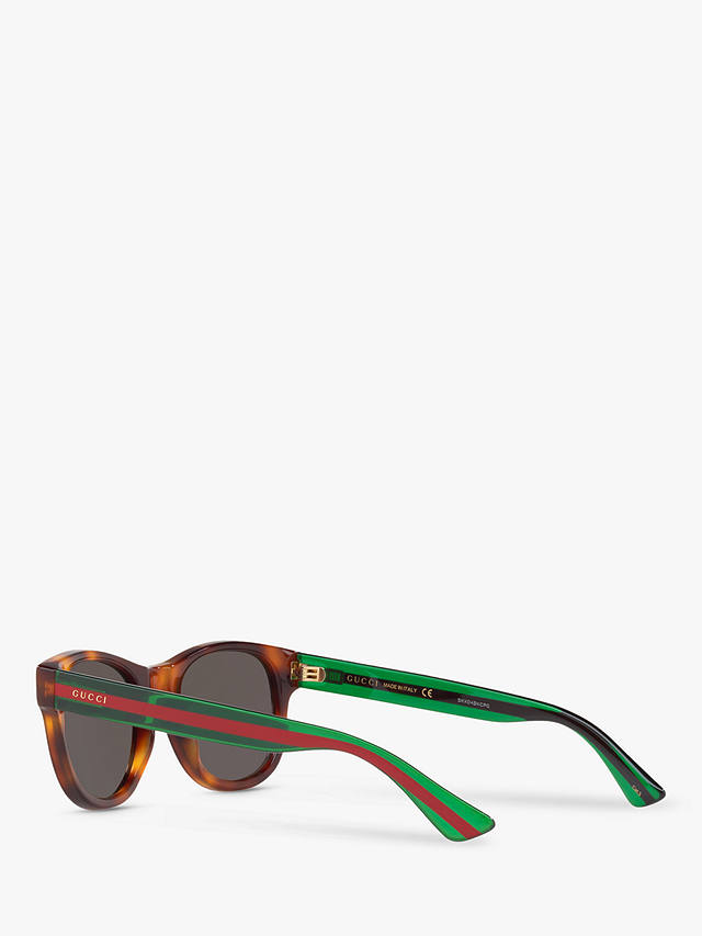 Gucci GG0003S Men's D-Frame Sunglasses, Tortoise Multi/Grey