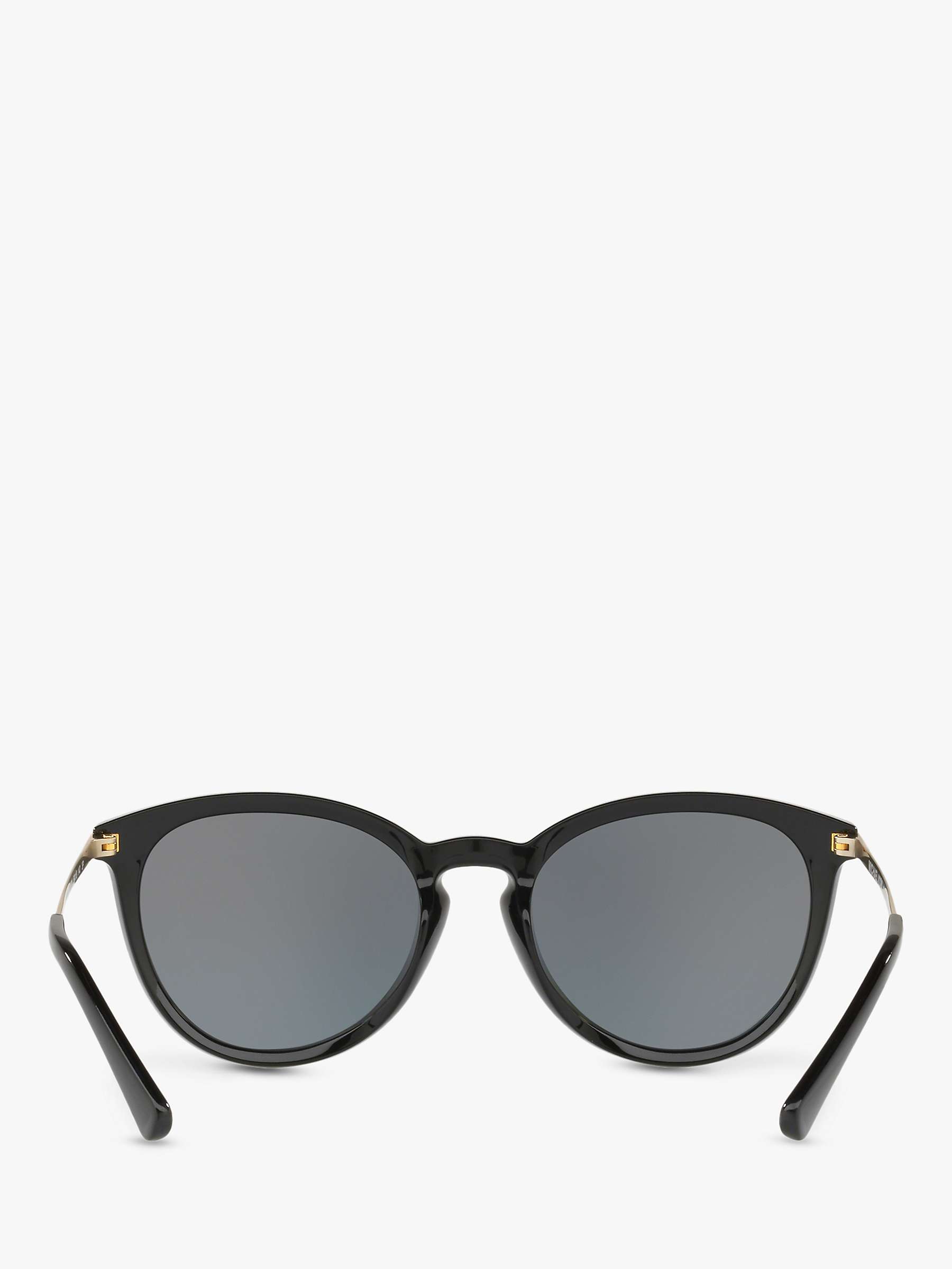 Buy Michael Kors MK2080U Women's Chamonix Polarised Oval Sunglasses, Black/Grey Online at johnlewis.com