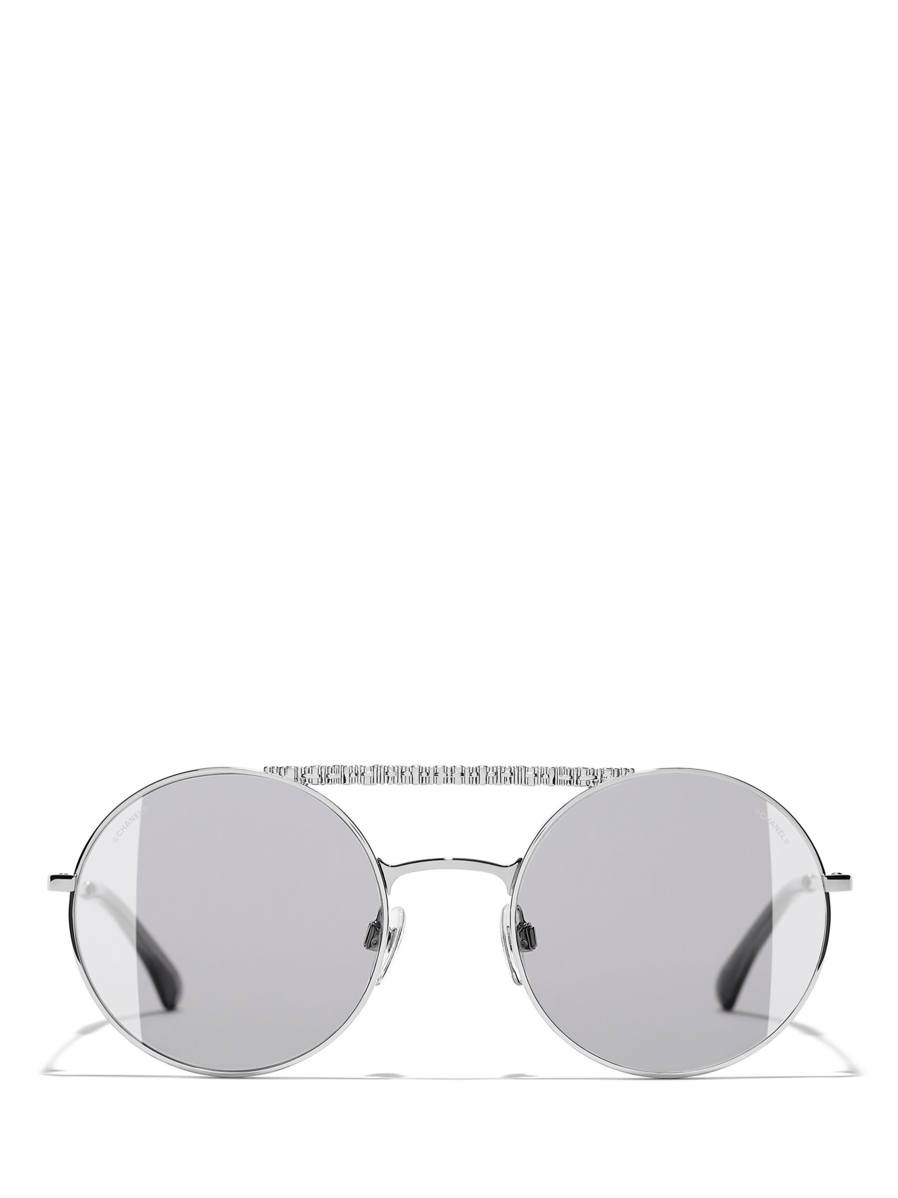 Sunglasses Chanel Grey in Metal - 23828651