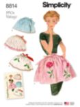 Simplicity 1950s Vintage Aprons Sewing Pattern, 8814