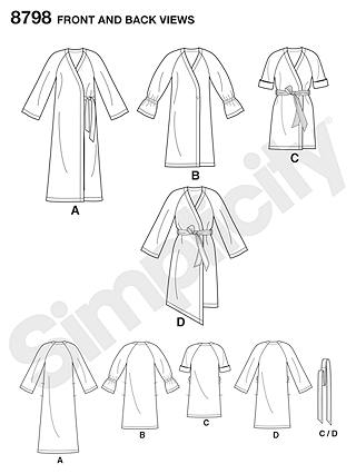 Simplicity Women's Coat Sewing Pattern, 8798, U5