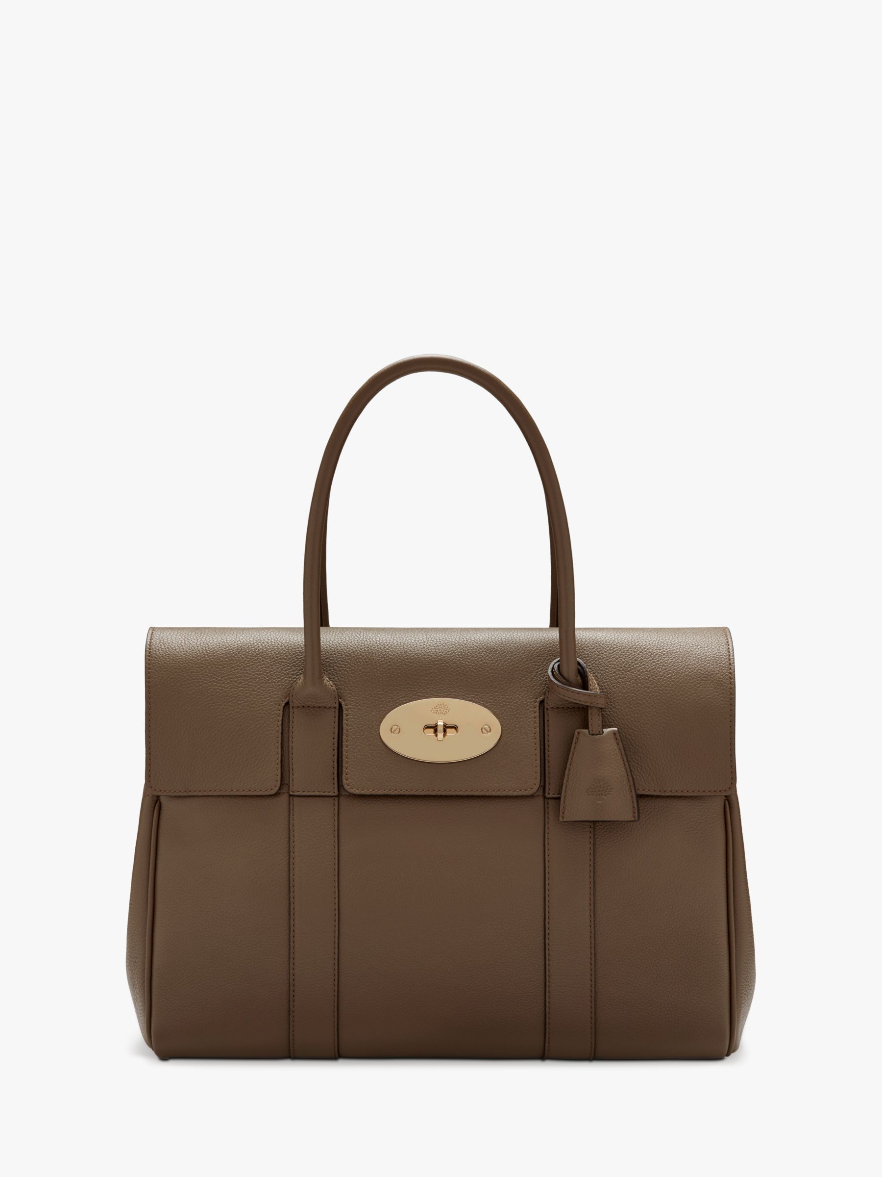 Mulberry Bayswater Heritage Small Classic Grain Leather Handbag at John ...