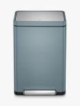 EKO X Cube Recycling Bin, 40L, Titanium Blue