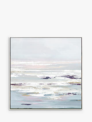 Valeria Mravyan - Purple Tides I Framed Canvas Print, 104.5 x 104.5cm, Purple