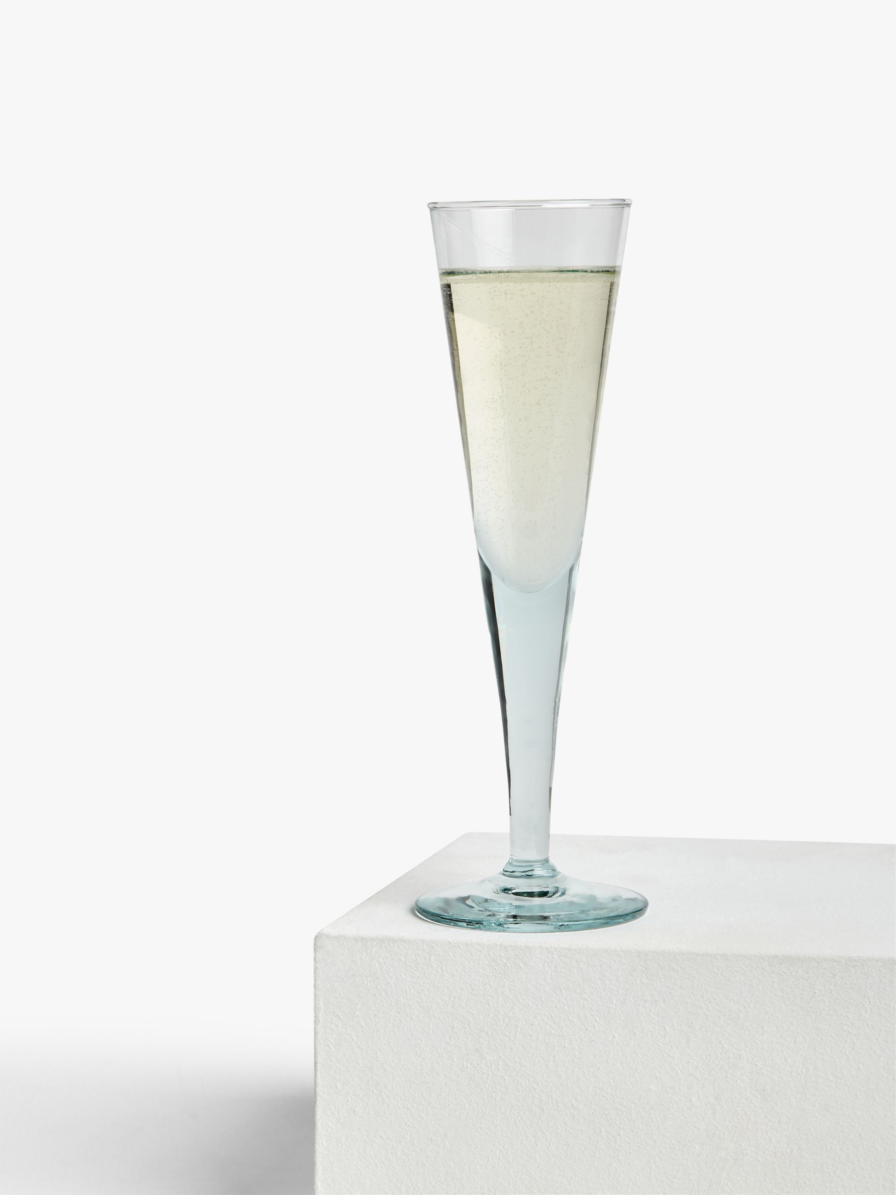 Croft Collection Recycled Glass Champagne Flute 140ml Clear At John   237853615alt1