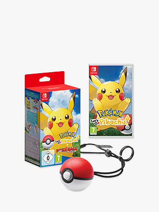 Pokémon: Let's Go, Pikachu!, Switch with Nintendo Poké Ball Plus, Switch Controller and Pokémon ‘Container’