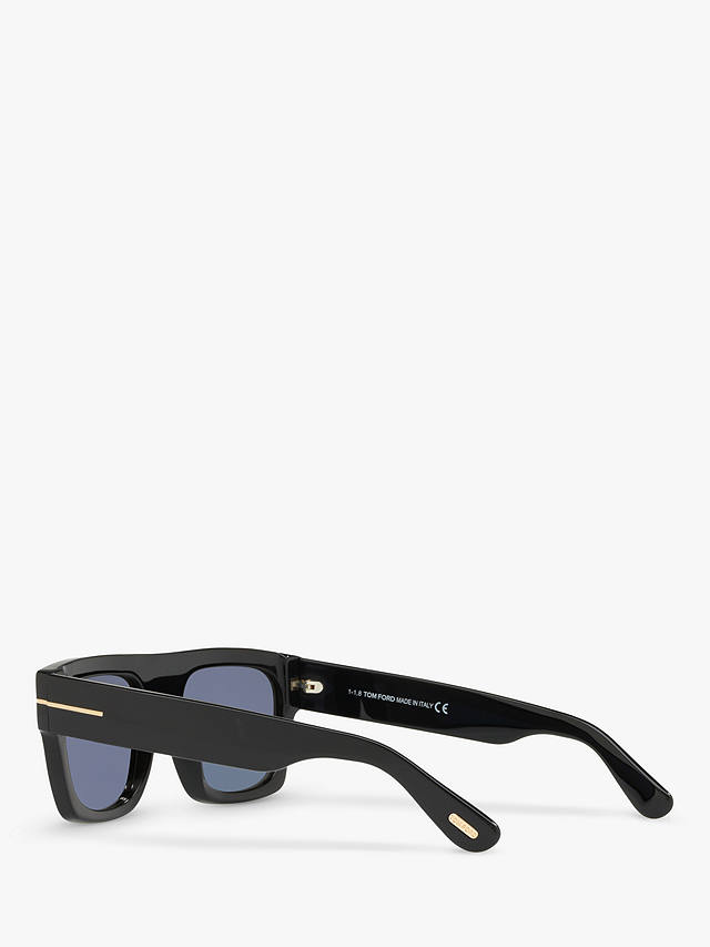 TOM FORD FT0711 Men's Fausto Square Sunglasses, Black/Grey