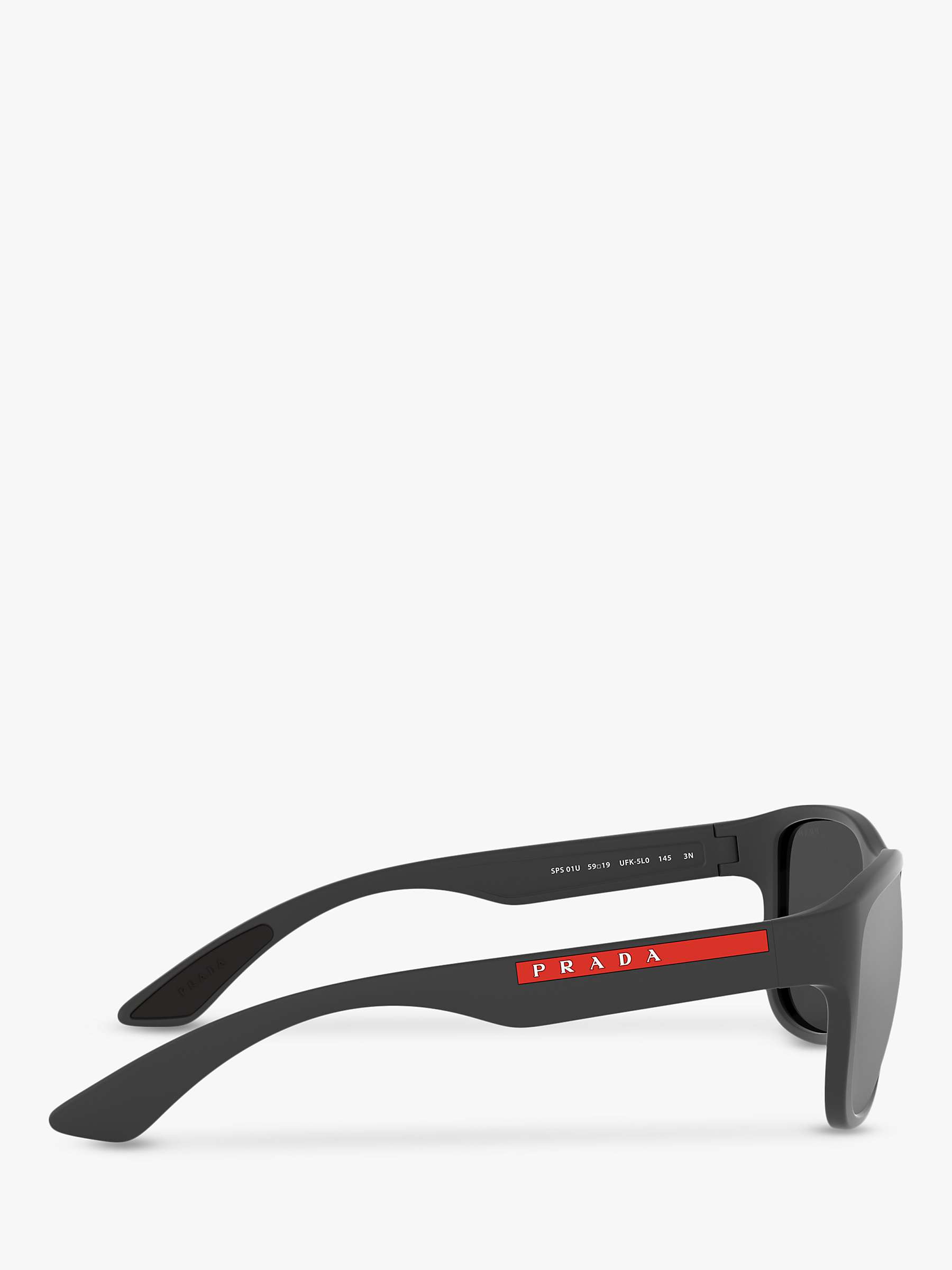 Buy Prada PS 01US Men's Rectangular Sunglasses Online at johnlewis.com