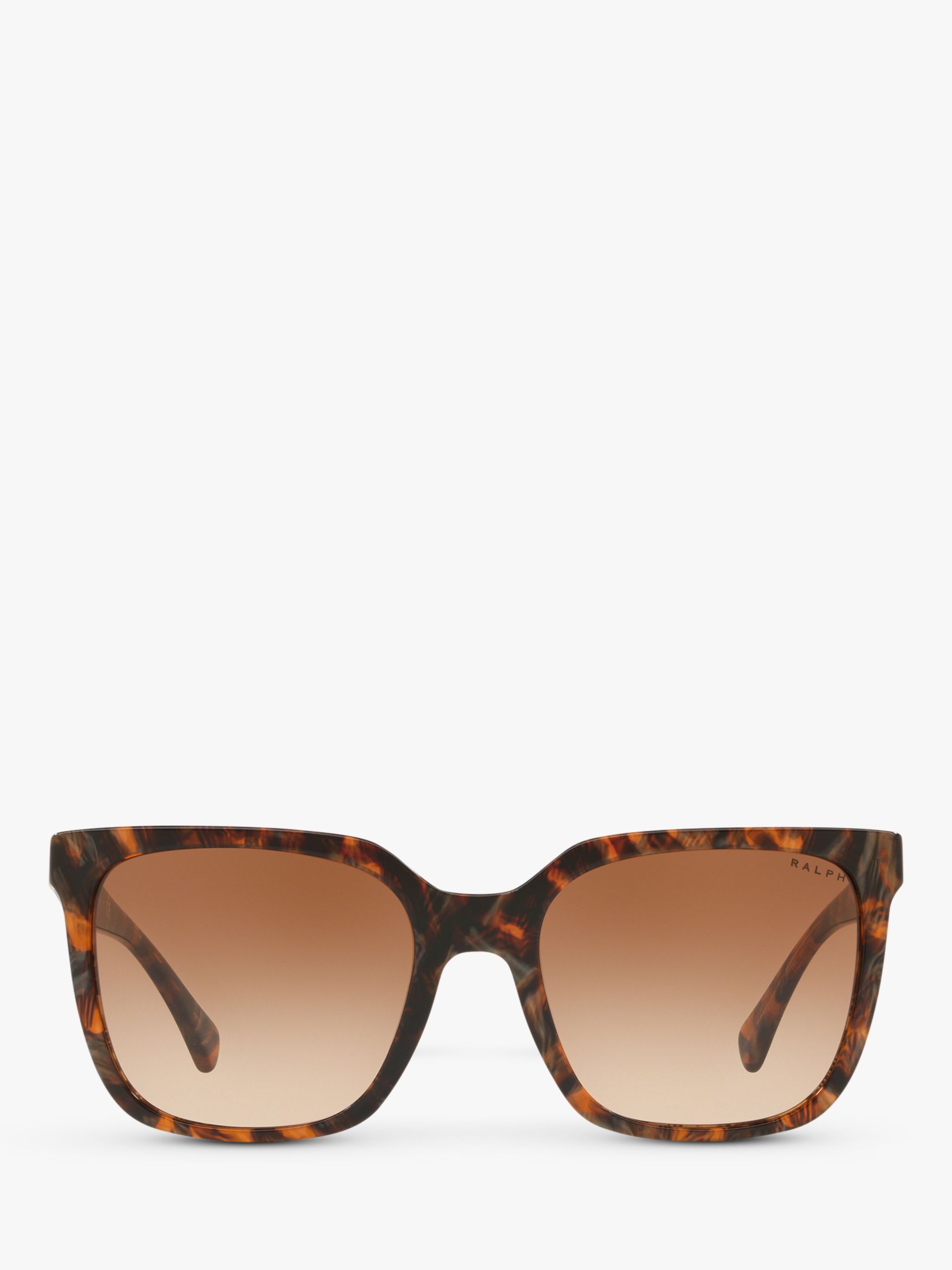 Polo Ralph Lauren RA5251 Women's Square Sunglasses, Brown Marble/Brown ...
